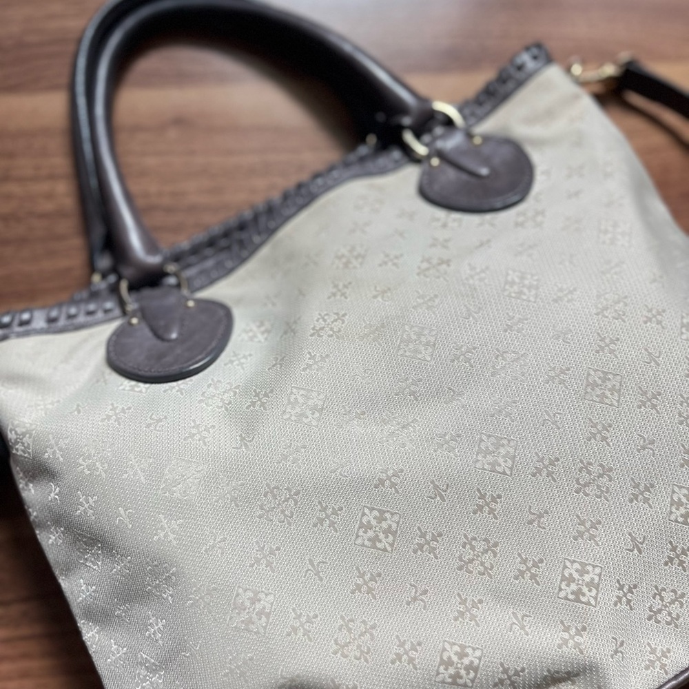 Russet hand bag